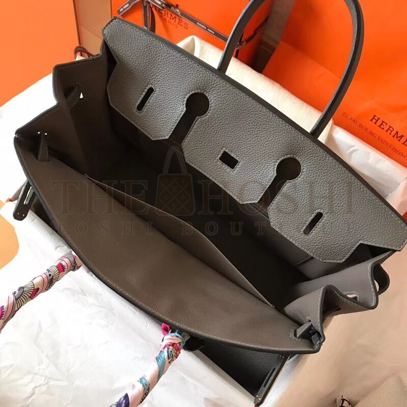 H**me5 Ardoise Birkin 35cm Clemence Handmade Bag Master Quality