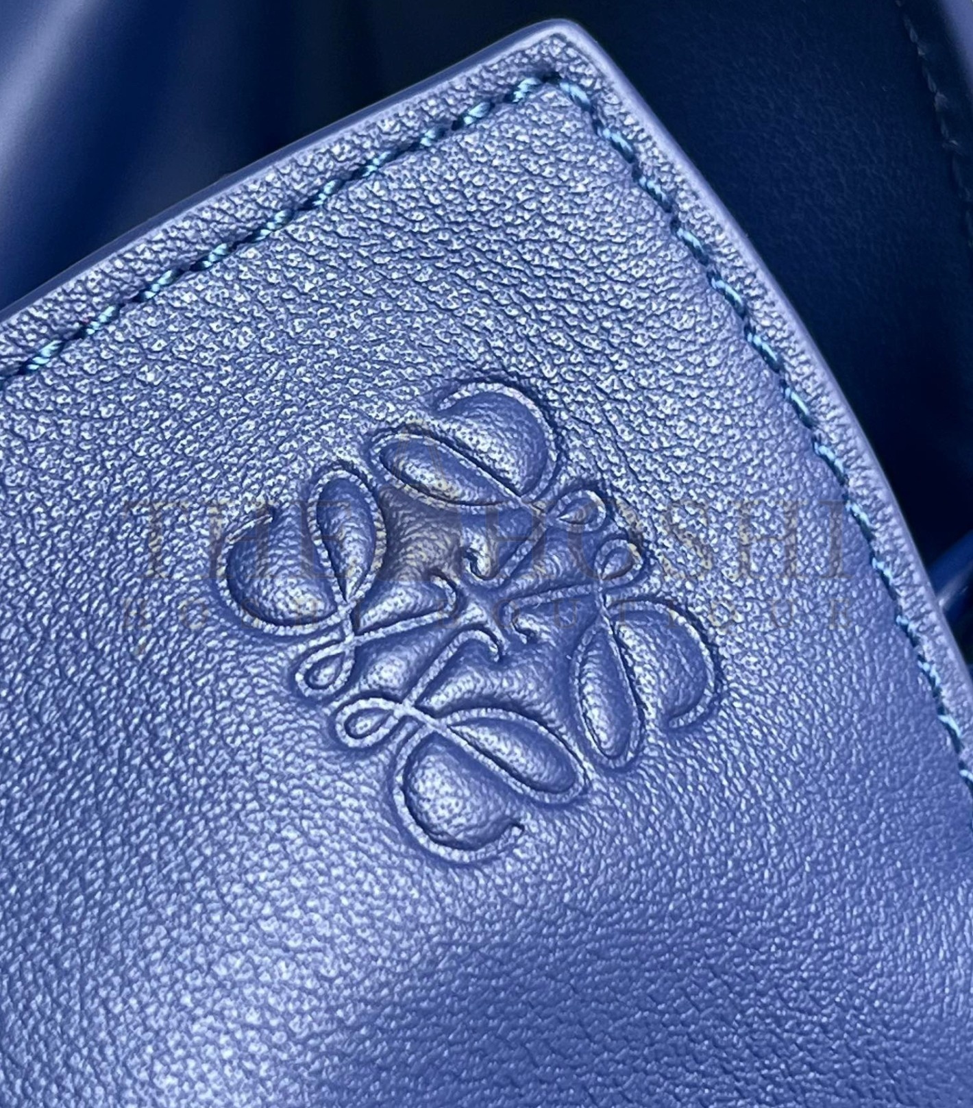 L0ew* Flamenco Clutch Bag In Dark Purple Leather Master Quality