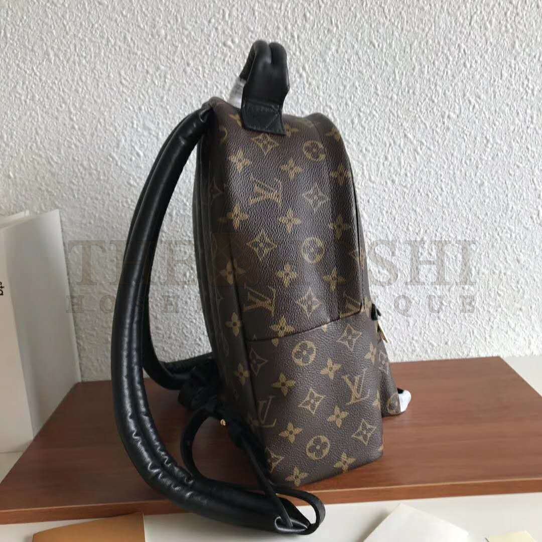 L0vis Vvtt0n LV Unisex Palm Springs PM Backpack in Monogram Coated Canvas-Brown Master Quality