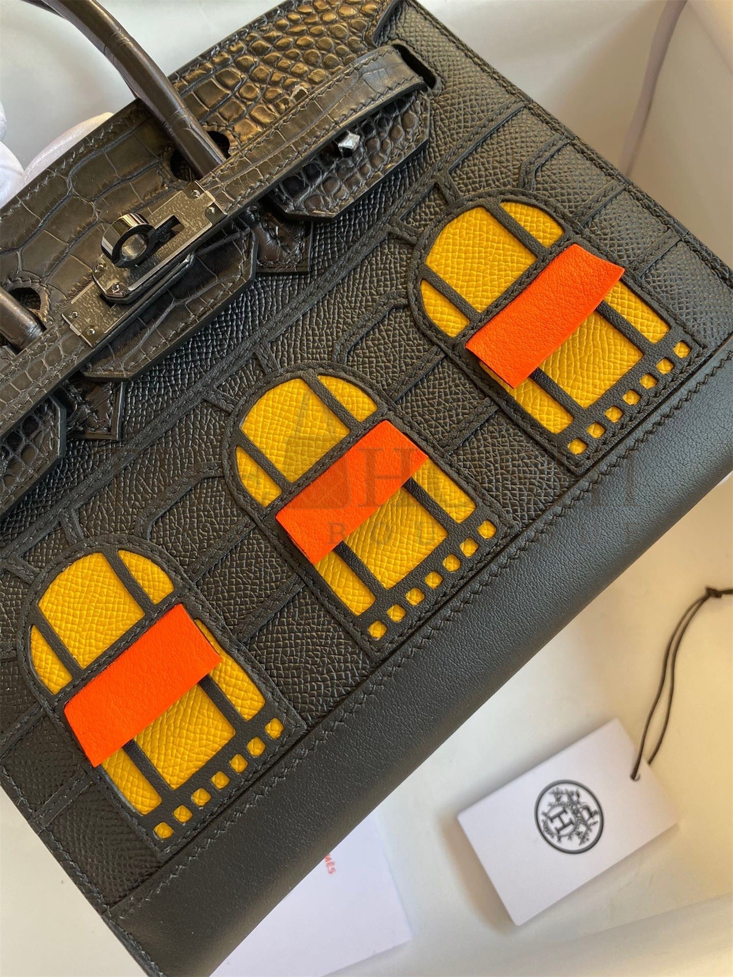 H**me5 So Black Midnight Faubourg Birkin 20 Sellier Limited Edition Bag Master Quality