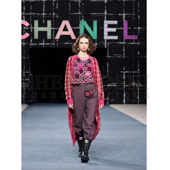 Ch**el Women CC High Boots Caoutchouc Leather Black Master Quality