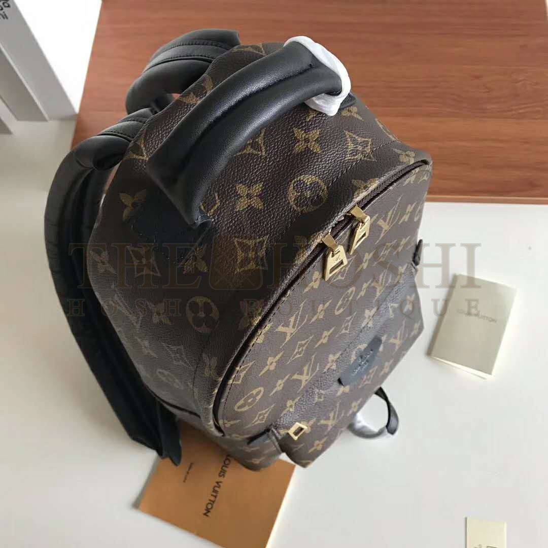L0vis Vvtt0n LV Unisex Palm Springs PM Backpack in Monogram Coated Canvas-Brown Master Quality