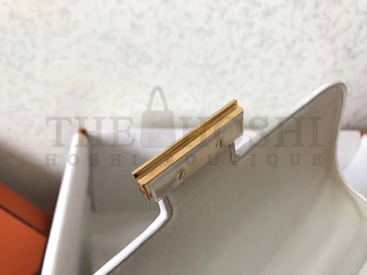 H**me5 Epsom Constance 24cm White Handmade Bag Master Quality