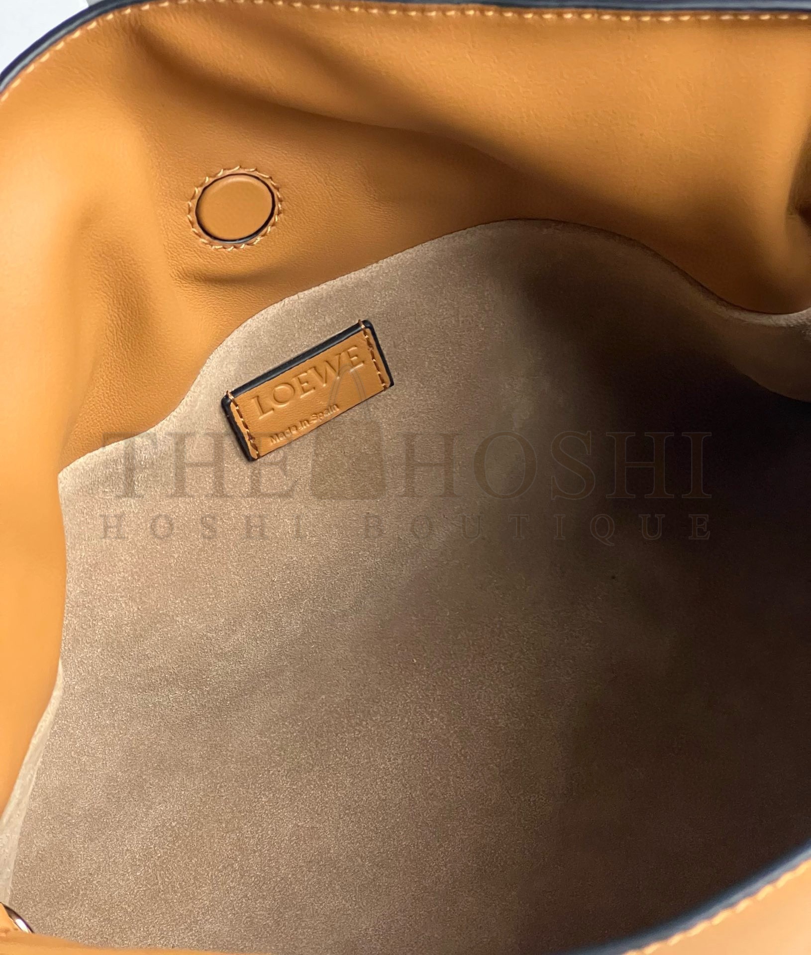 L0ew* Flamenco Clutch Bag in Warm Desert Nappa Calfskin Master Quality