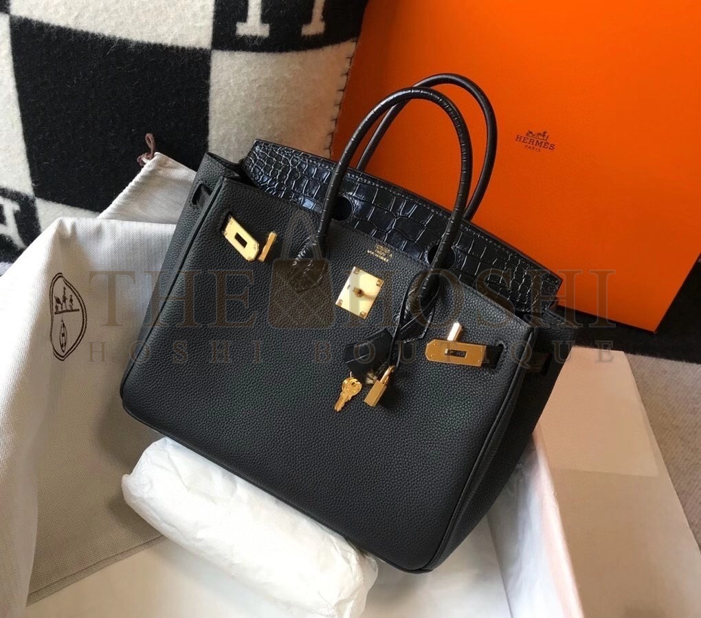 H**me5 Touch Birkin 30cm Limited Edition Black Bag Master Quality