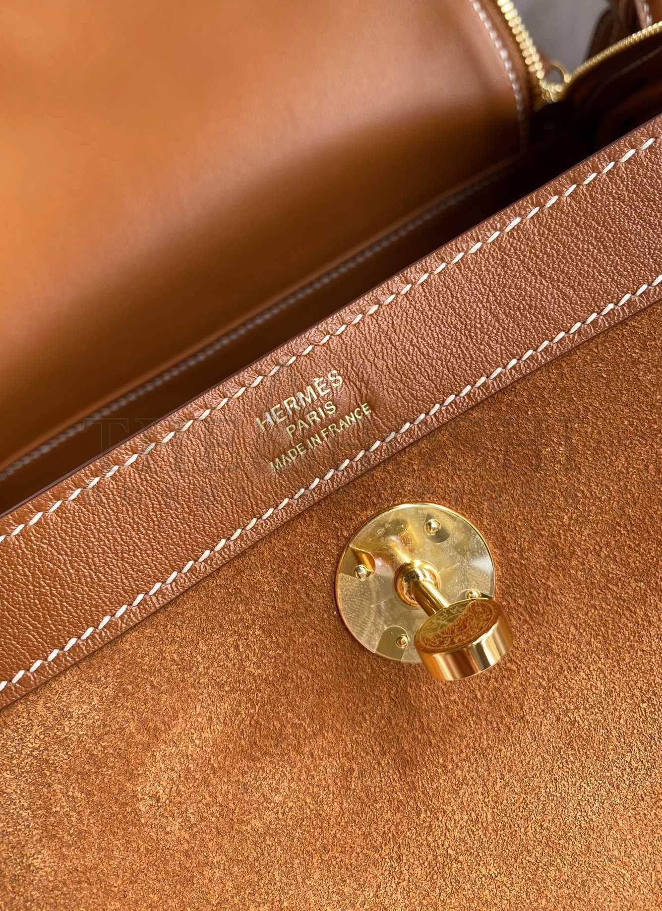 H**me5 Lindy 30 Handmade Bag In Gold Doblis Suede Calfskin Master Quality