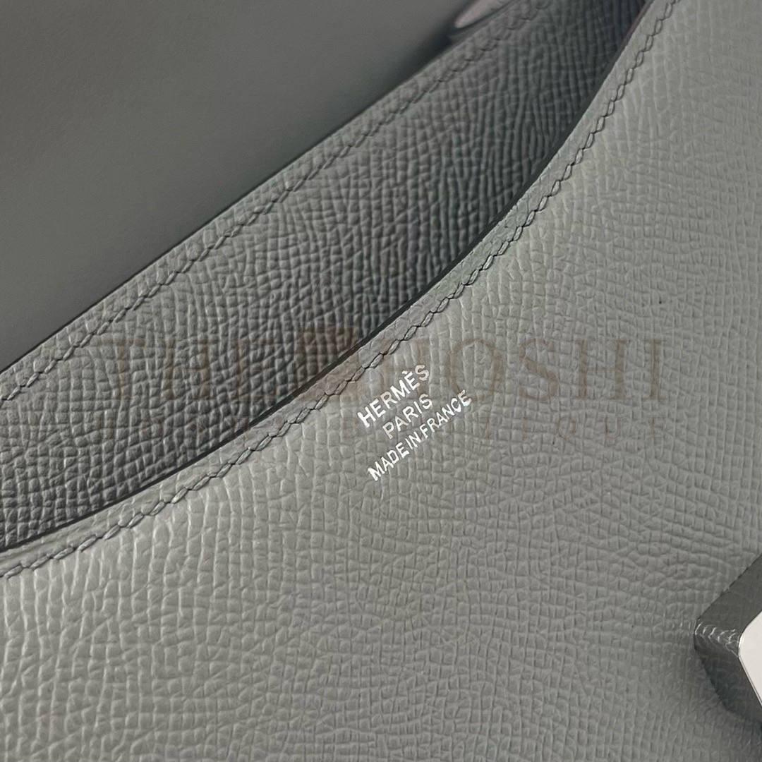H**me5 Constance 18 Handmade Bag In Gris Meyer Epsom Calfskin Master Quality