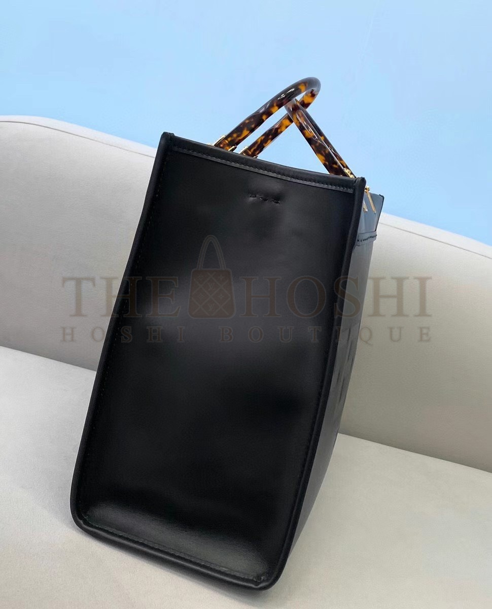 F**di Sunshine Medium Tote Bag In Black Calfskin Master Quality