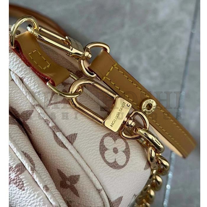 L0vis Vvtt0n LV Women Pochette Metis East West Bag Monogram Dune Coated Canvas Cowhide-Leather Master Quality