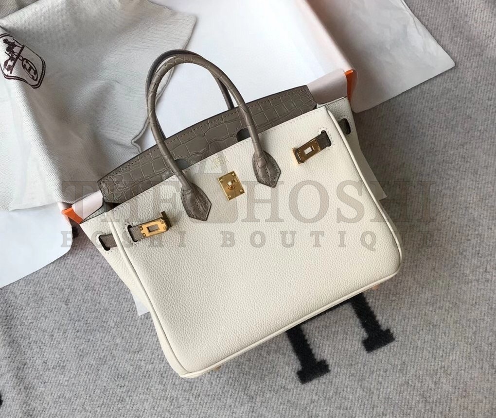 H**me5 Touch Birkin 25cm Limited Edition White Bag Master Quality