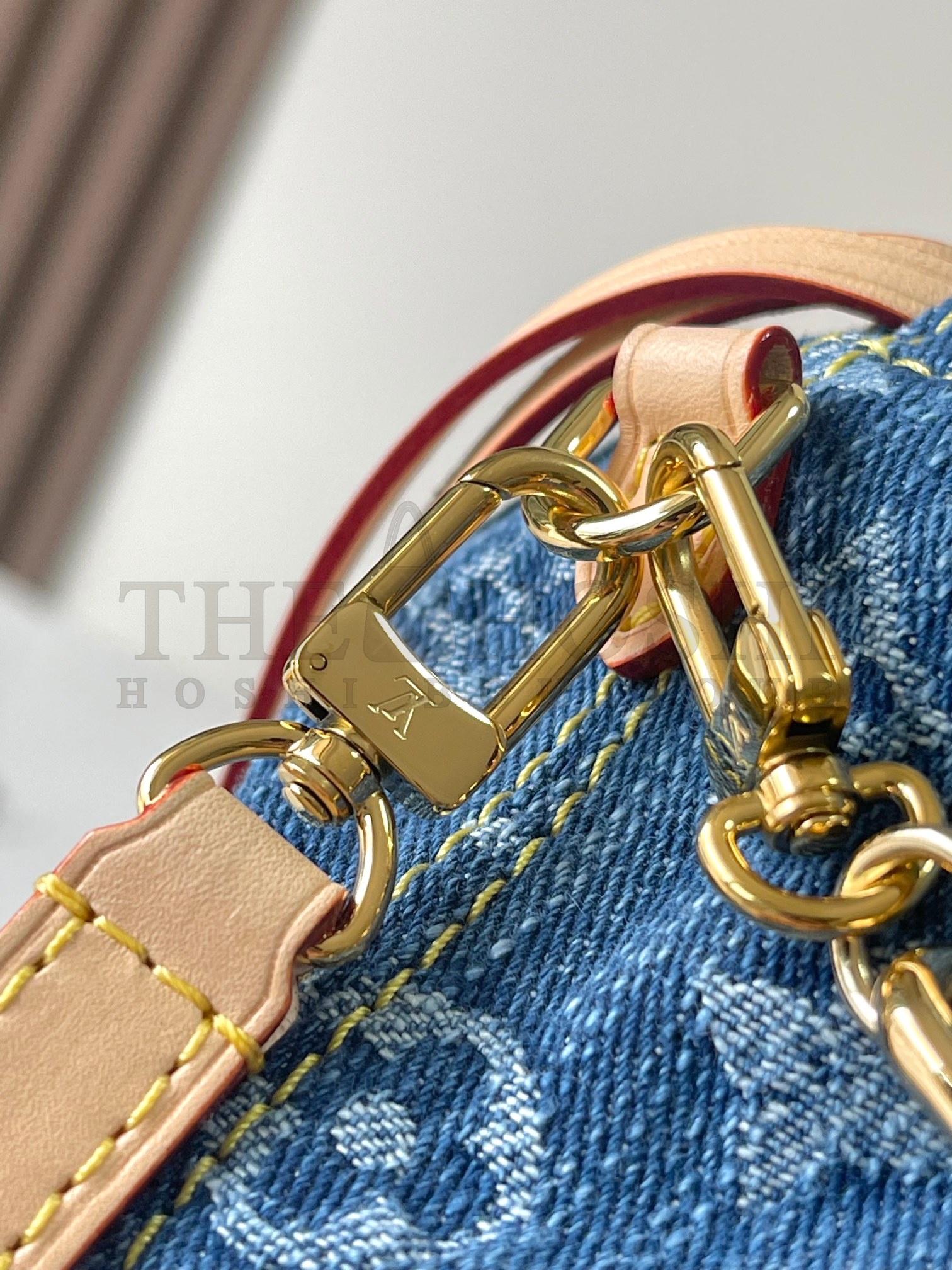 L0vis Vvtt0n LV Nano Noe Denim Drawstring Shoulder Bag M83043 20.5x17.5x8.8cm Master Quality