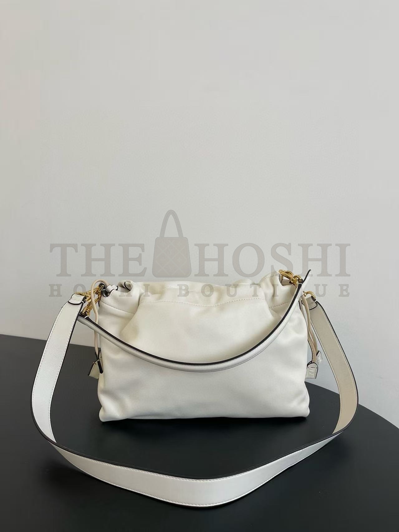 F**di FF Mamma Baguette Leather Shoulder Bag Withe 16*10*13cm/26.5*8.5*18cm/31.5x12x22cm Master Quality