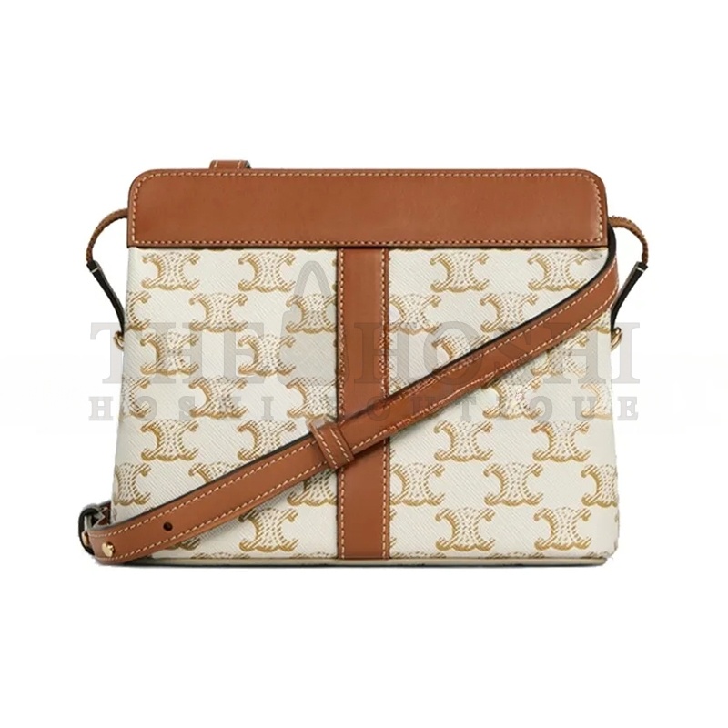 Ce1i*e SHOULDER BAG IN TEEN CABAS DE FRANCE CANVAS AND CALFSKIN 191992BZJ.01BC (19*16*11cm) Master Quality