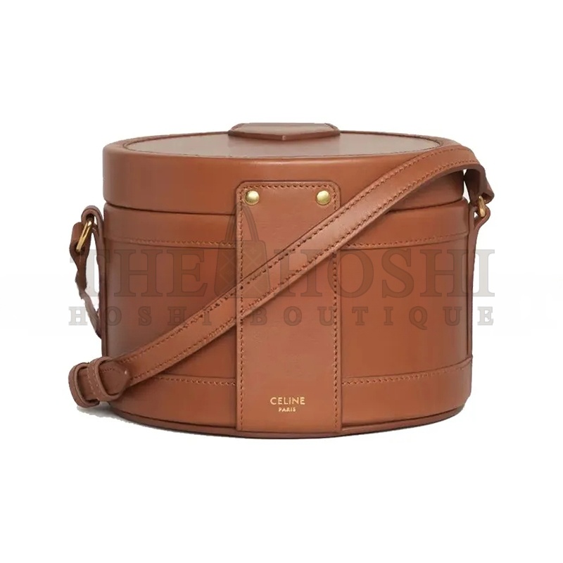 Ce1i*e SHOULDER BAG TAMBOUR SMOOTH COWHIDE 195193DAE.04LU (17*17*12cm) Master Quality