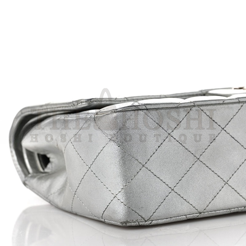 Ch**el METALLIC MEDIUM DOUBLE FLAP 1109300 (25*15*6cm) Master Quality