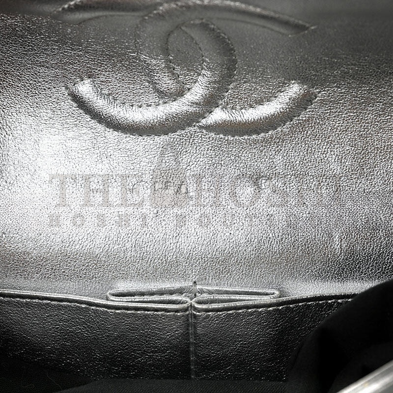 Ch**el METALLIC MEDIUM DOUBLE FLAP 1109300 (25*15*6cm) Master Quality