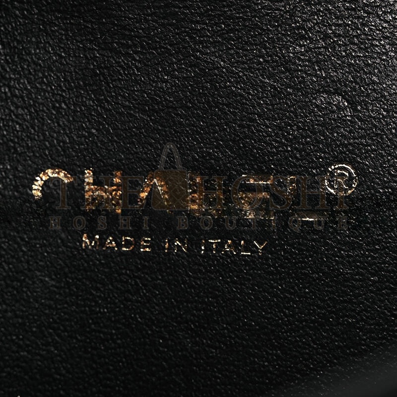 Ch**el CAVIAR QUILTED SMALL CC FILIGREE VANITY CASE 1585770 (16*12*7cm) Master Quality