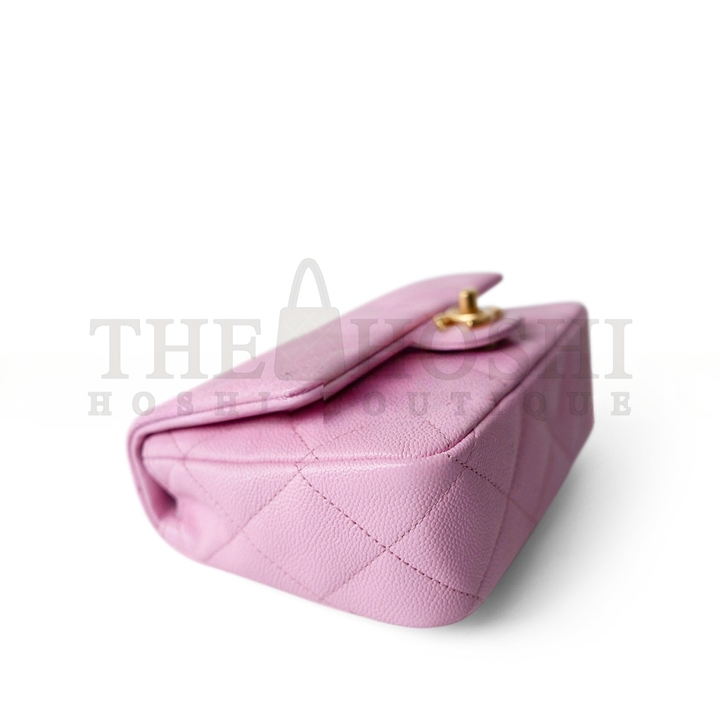 Ch**el PINK CAVIAR QUILTED SWEETHEART FLAP GOLD HARDWARE (20*14*6cm) Master Quality