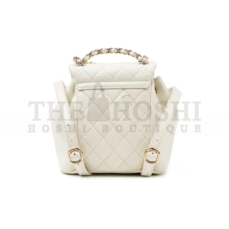 Ch**el BACKPACK WHITE AS2908 B07122 (18*18.5*12cm) Master Quality