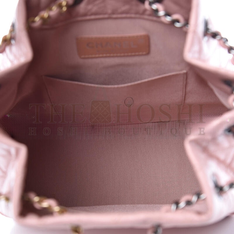 Ch**el AGED CALFSKIN QUILTED GABRIELLE BACKPACK 387337 (21*23*10cm) Master Quality