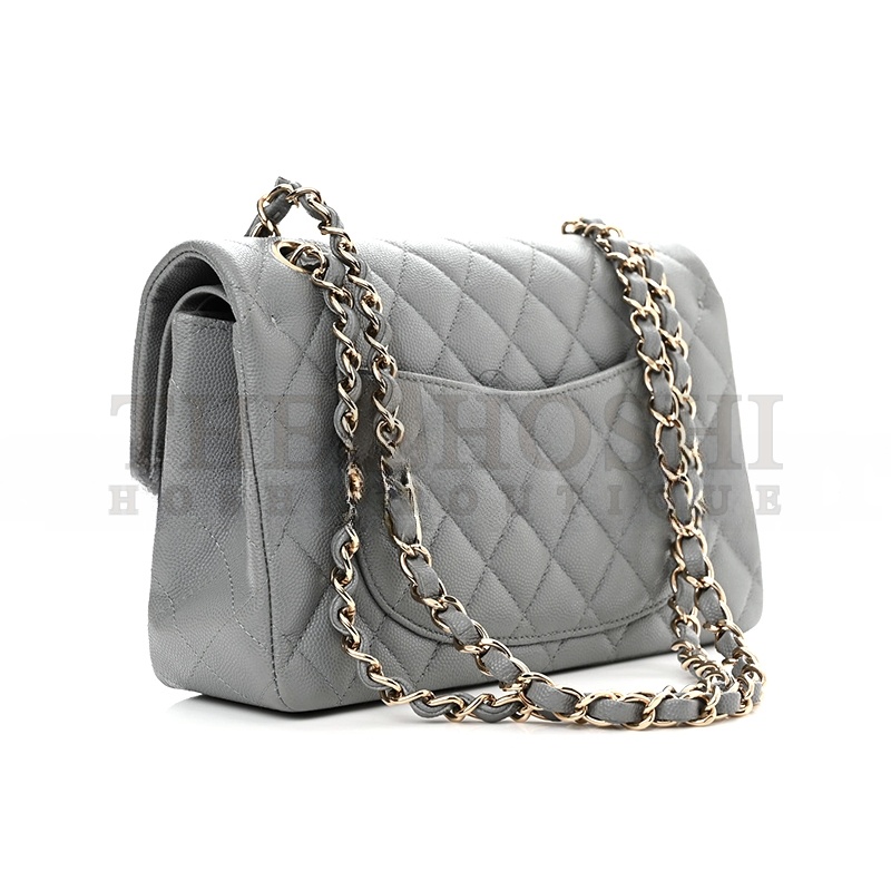 Ch**el CAVIAR QUILTED SMALL DOUBLE FLAP 1537381 (23*14.5*6cm) Master Quality