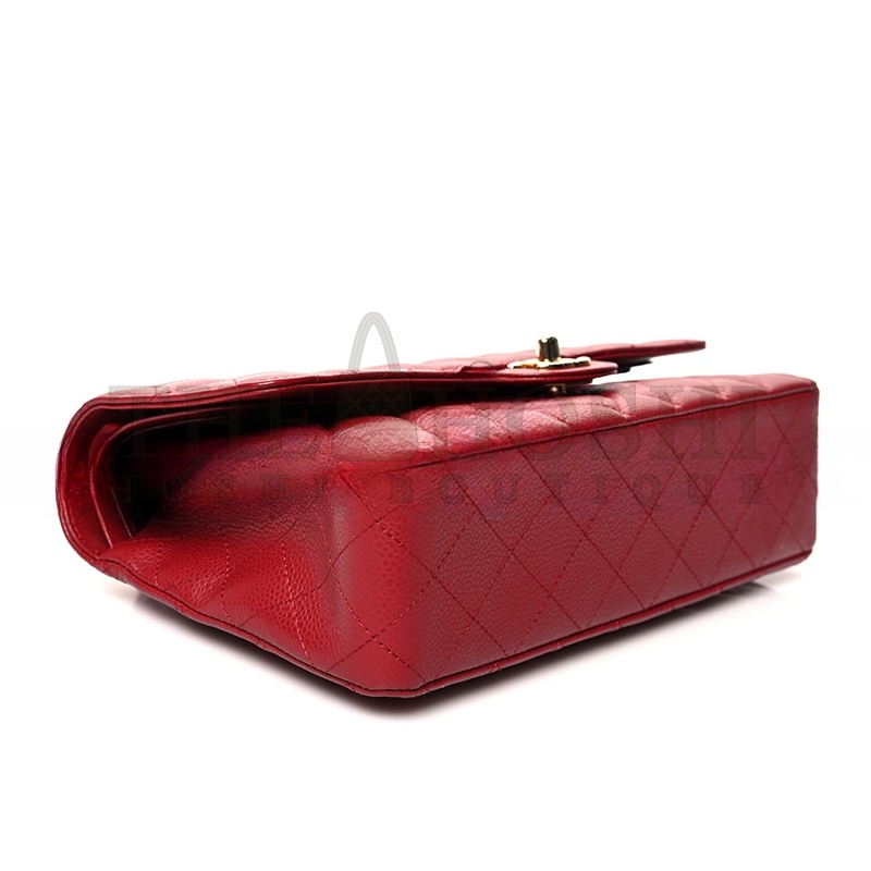 Ch**el CAVIAR QUILTED MEDIUM DOUBLE FLAP 1176682 (25*15*6cm) Master Quality