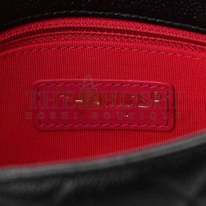 Ch**el SHINY CAVIAR QUILTED SMALL CHAIN MELODY FLAP 1167229 (23*14*6cm) Master Quality