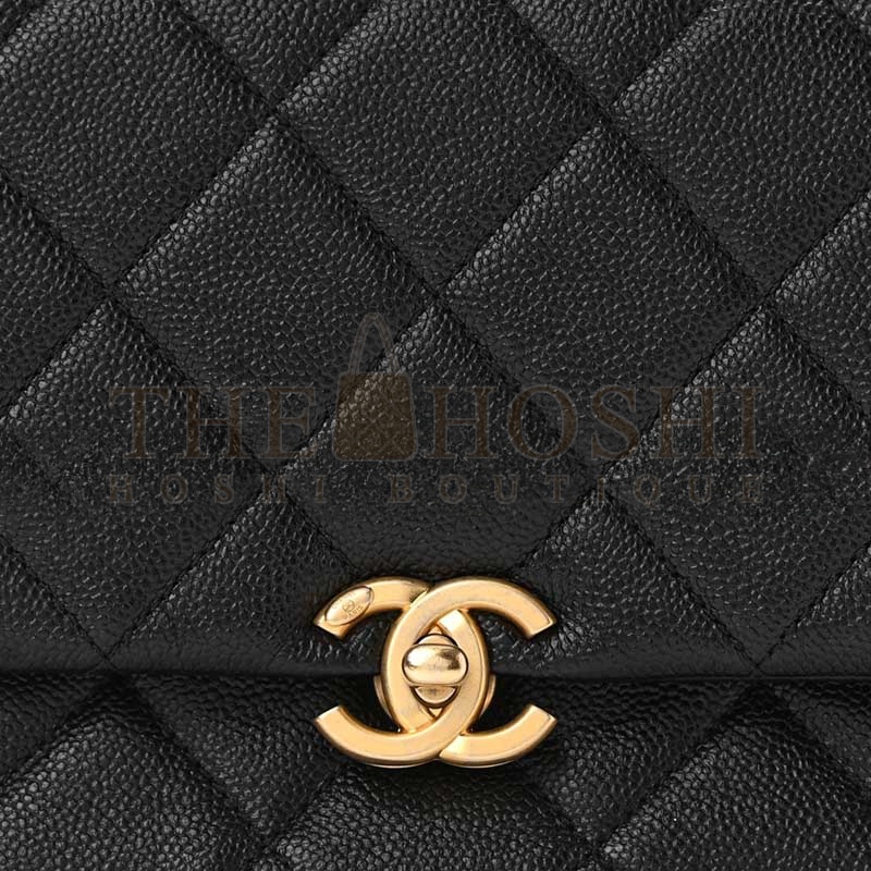 Ch**el SHINY CAVIAR QUILTED SMALL CHAIN MELODY FLAP 1167229 (23*14*6cm) Master Quality