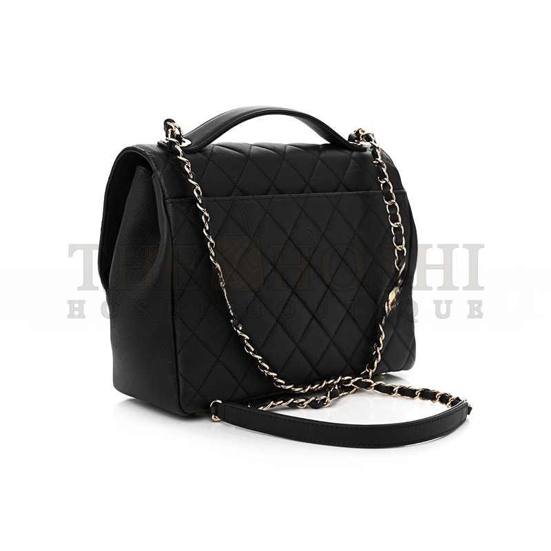 Ch**el CAVIAR QUILTED LARGE BUSINESS AFFINITY FLAP 1633880 (27*20*12cm) Master Quality