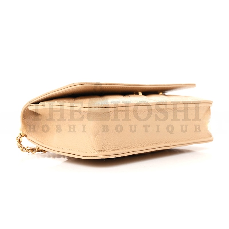 Ch**el CAVIAR QUILTED WALLET ON CHAIN WOC 1647121 (20*12*3cm) Master Quality