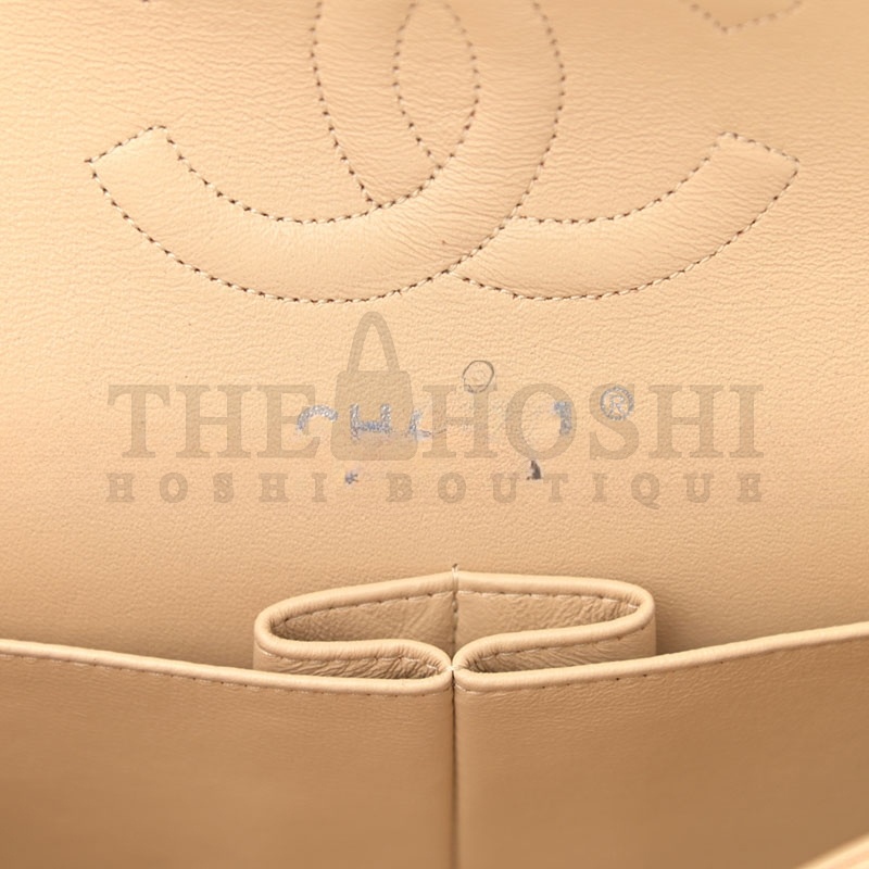 Ch**el CAVIAR QUILTED MEDIUM CLASSIC DOUBLE FLAP 1105739 (25*15*7cm) Master Quality