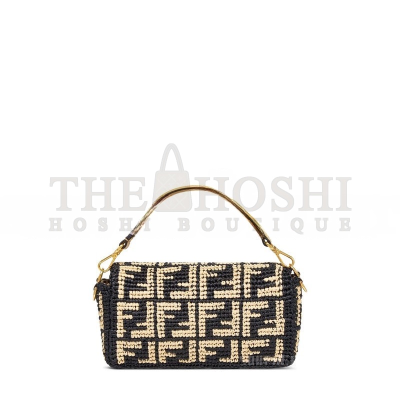 F**di BAGUETTE BAG IN BLACK FF 8BR600AKBYF1HOG (27*15*6cm) Master Quality