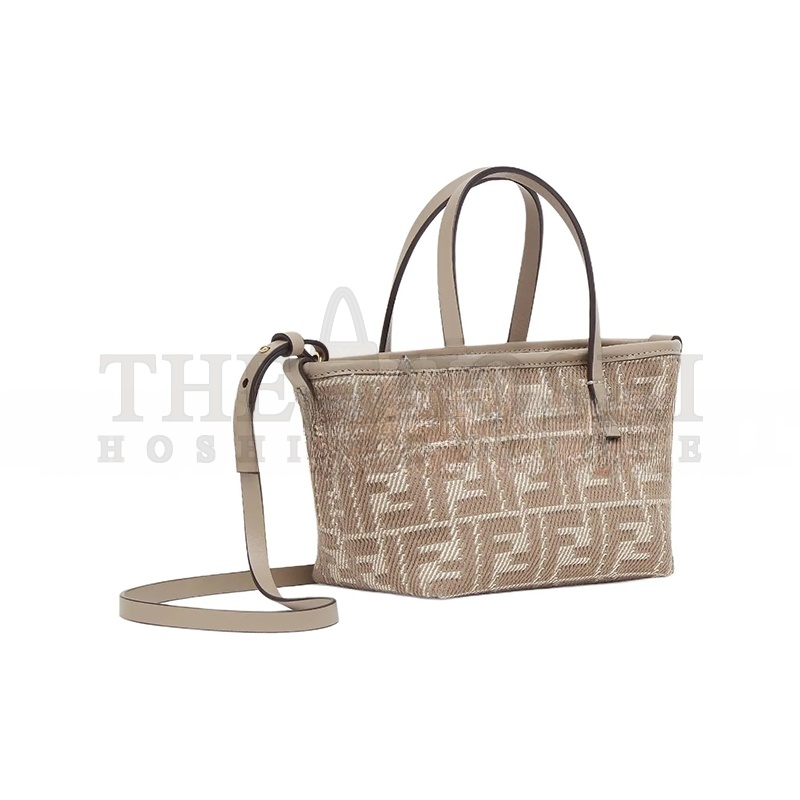 F**di ROLL MINI FABRIC GRAY 8BS096AUPXF1SNP (15.5*13*11cm) Master Quality