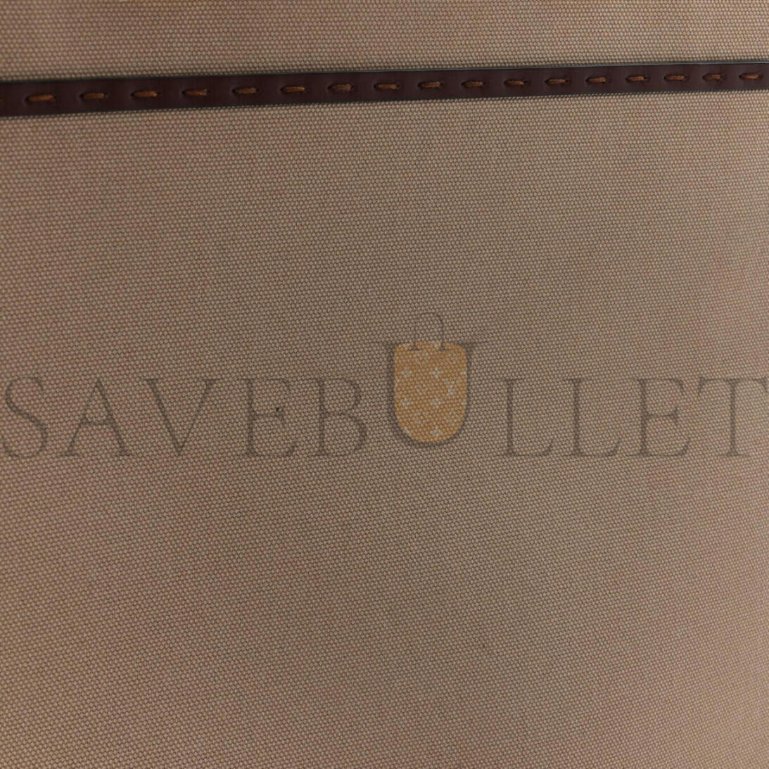 F**di CANVAS VITELLO KING LOGO EMBROIDERED MEDIUM F**di SUNSHINE SHOPPER TOTE SAND GHIANDA (35*30*15cm) Master Quality