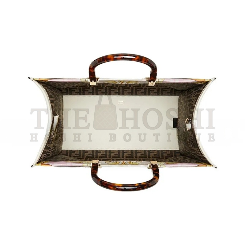 F**di SUNSHINE VERSACE CO-BRANDED FENDACE SUNSHINE TOTE BAG 8BH386AJTXF1HM8 (35*31*17m) Master Quality