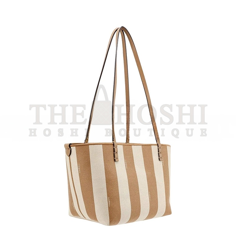F**di SMALL ROLL STRIPED TOTE BAG 8BH424AS86 (22*18*14cm) Master Quality