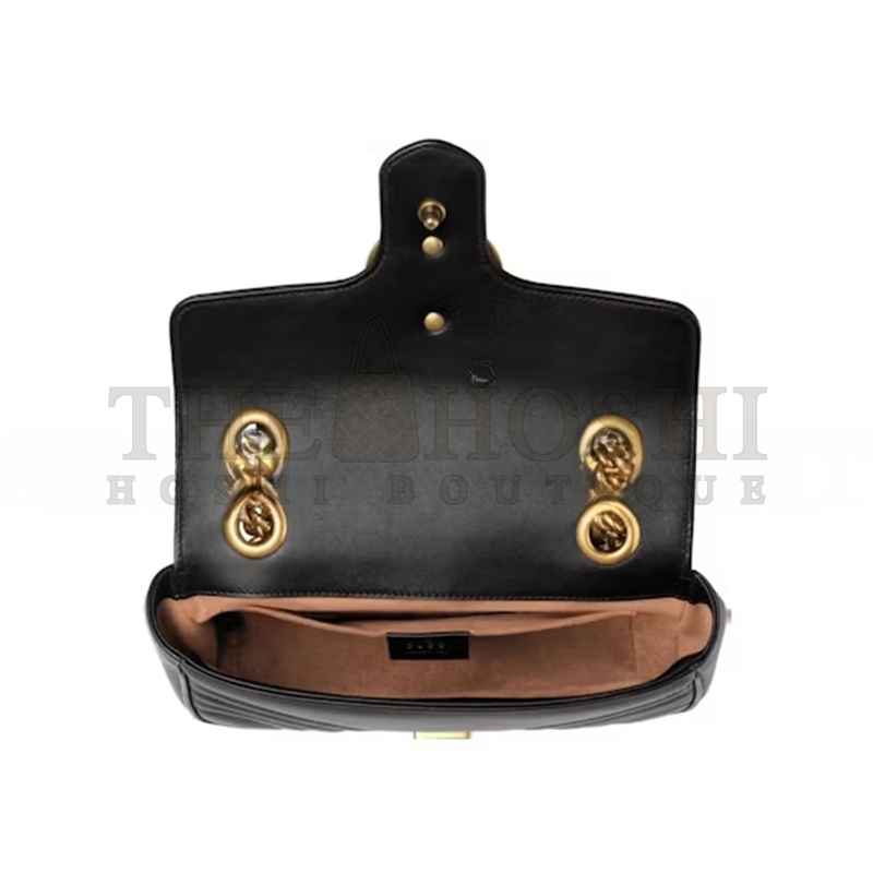 Gvc*1 GG MARMONT MATELASSÉ MINI SHOULDER BAG 446744 (22*13*6cm) Master Quality