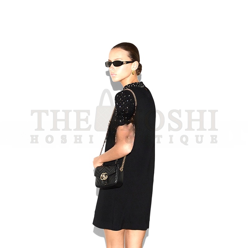 Gvc*1 GG MARMONT MINI TOP HANDLE BAG 811238 (17*13*6cm) Master Quality