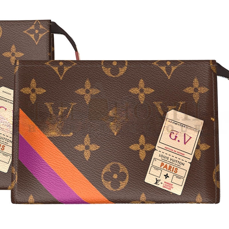 L0vis Vvtt0n TRIO TOILET POUCH MON MONOGRAM P01952 (25*20*6cm) Master Quality