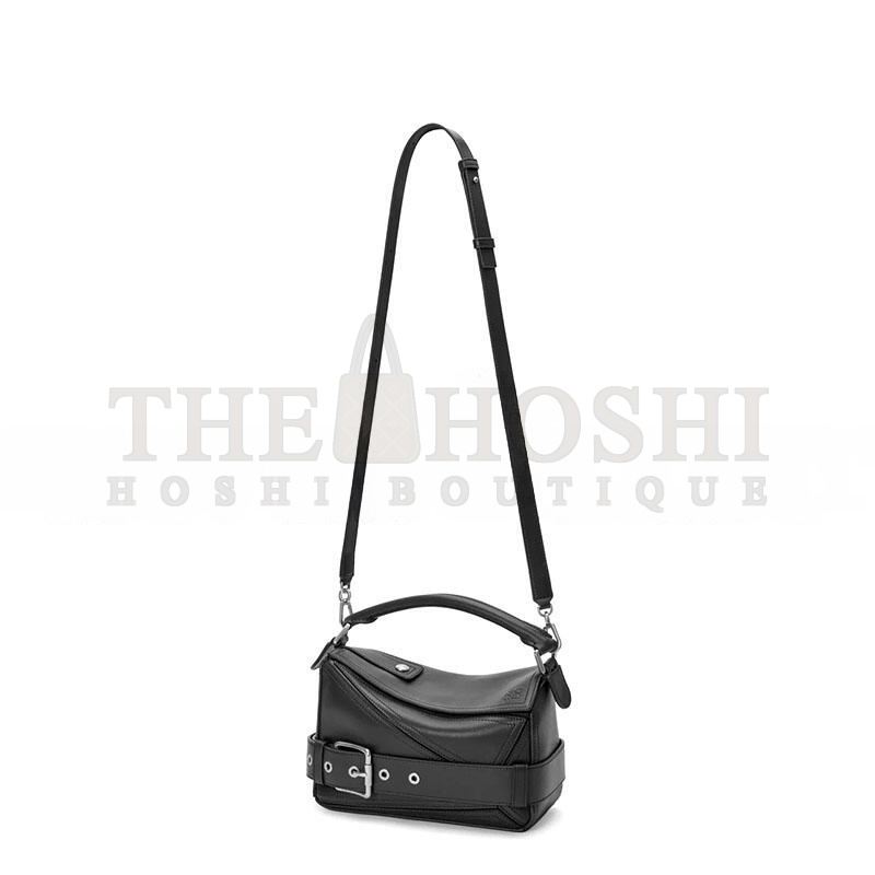 L0ew* SMALL PUZZLE BIKER BAG IN SHINY CALFSKIN A510S21XC7 (24*16.5*10.5cm) Master Quality