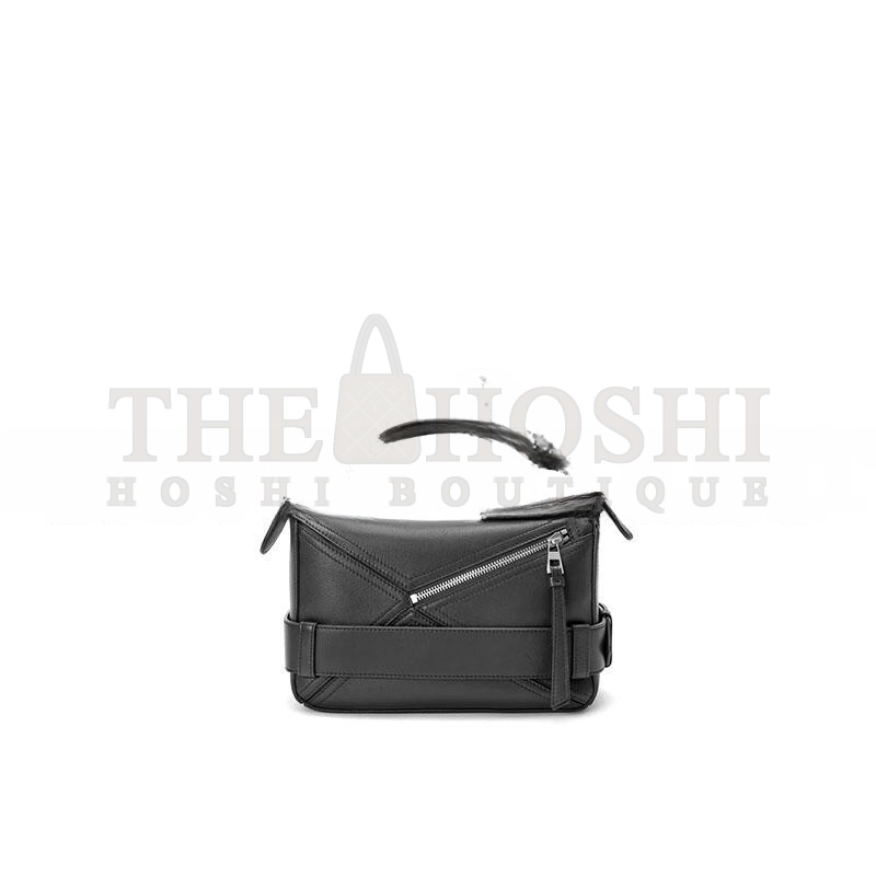 L0ew* SMALL PUZZLE BIKER BAG IN SHINY CALFSKIN A510S21XC7 (24*16.5*10.5cm) Master Quality