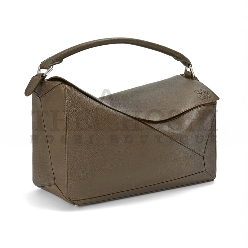 L0ew* LARGE PUZZLE BAG IN S*pPLE GRAINED CALFSKIN B510PNLX01 (33*21.5*14.7cm) Master Quality