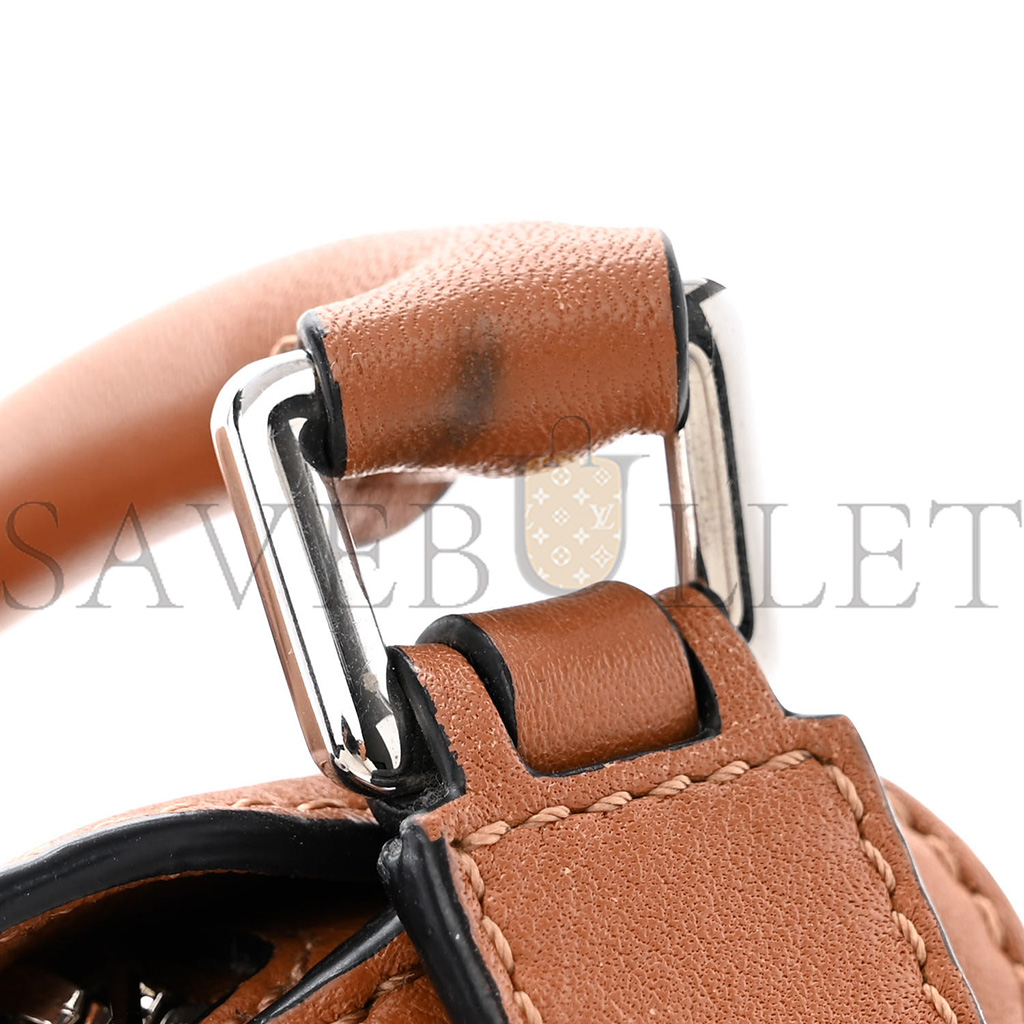 L0ew* CALFSKIN MINI PUZZLE BAG TAN (18*12.5*8cm) Master Quality