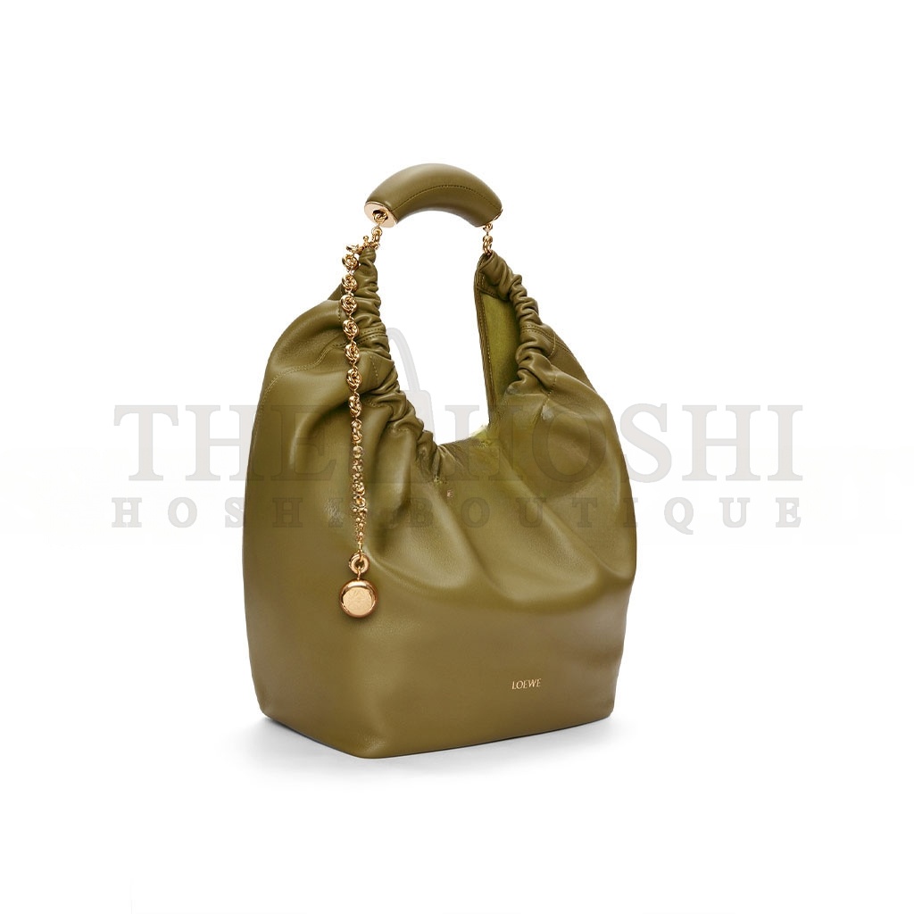 L0ew* MEDIUM SQUEEZE BAG IN MELLOW NAPPA LAMBSKIN A914Q37X01 (34*33*13.5cm) Master Quality