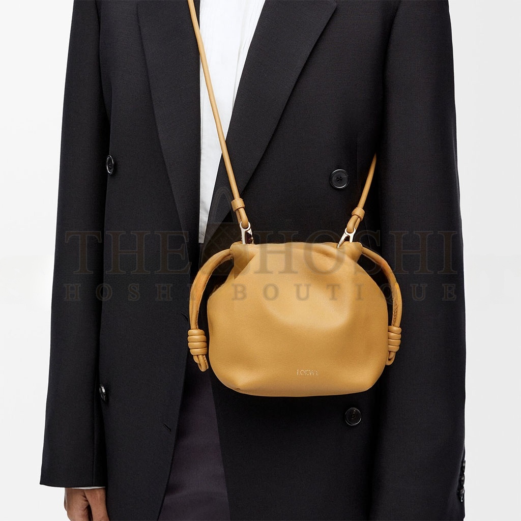 L0ew* MINI FLAMENCO PURSE BAG IN MELLOW NAPPA LAMBSKIN 0011036779 (23*17*5.5cm) Master Quality