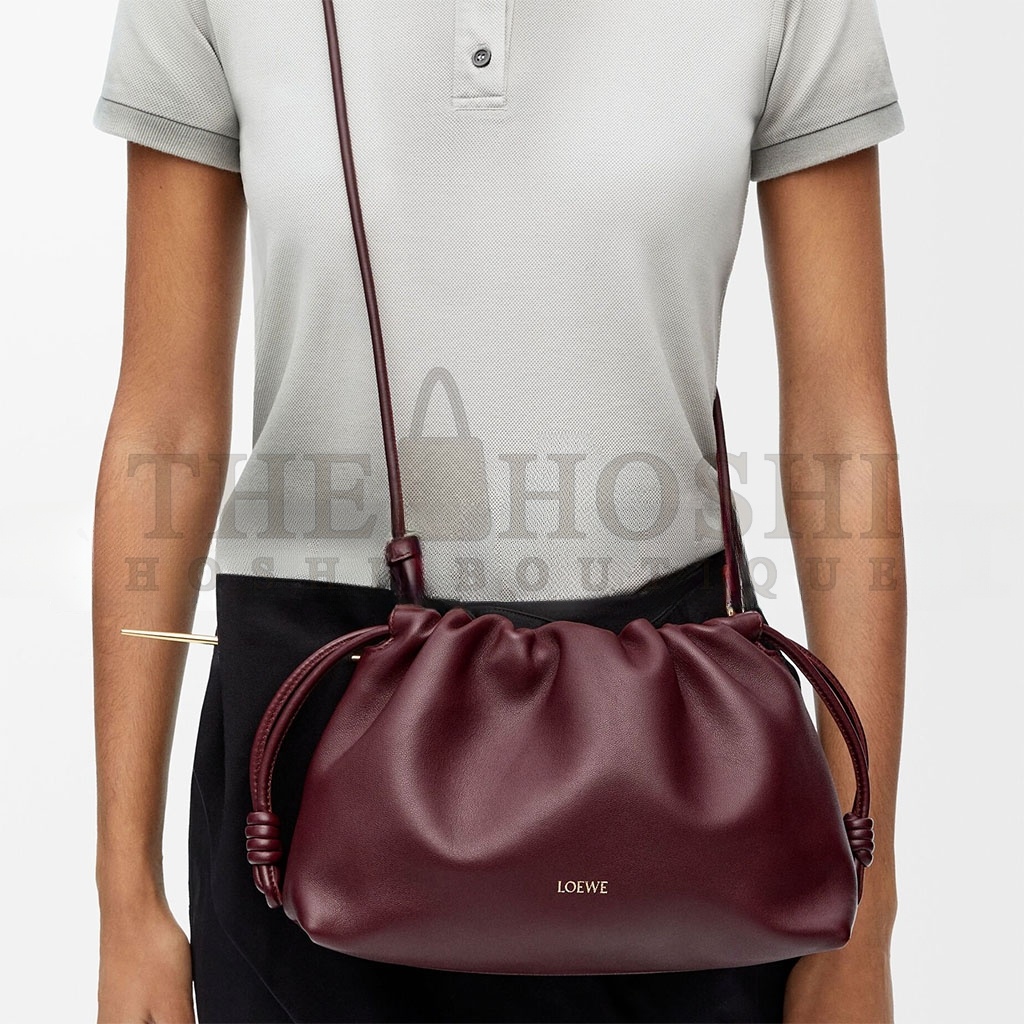 L0ew* MEDIUM FLAMENCO PURSE IN MELLOW NAPPA LAMBSKIN 0010980696 (30*20*10.5cm) Master Quality