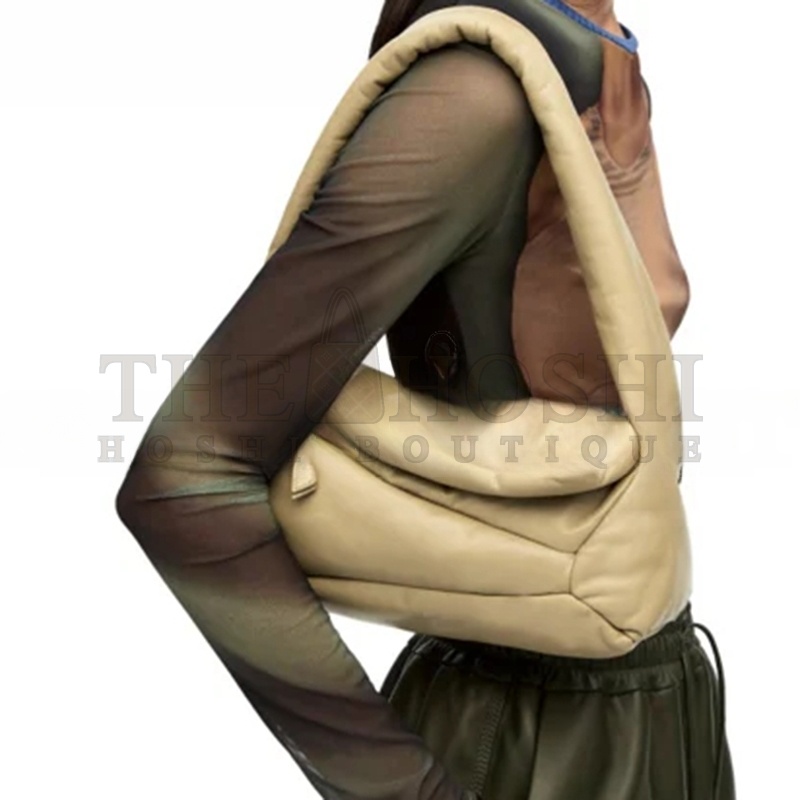 L0ew* PUFFER PUZZLE HOBO BAG IN SHINY NAPPA LAMBSKIN A510J67X13-354 (28*10*14cm) Master Quality