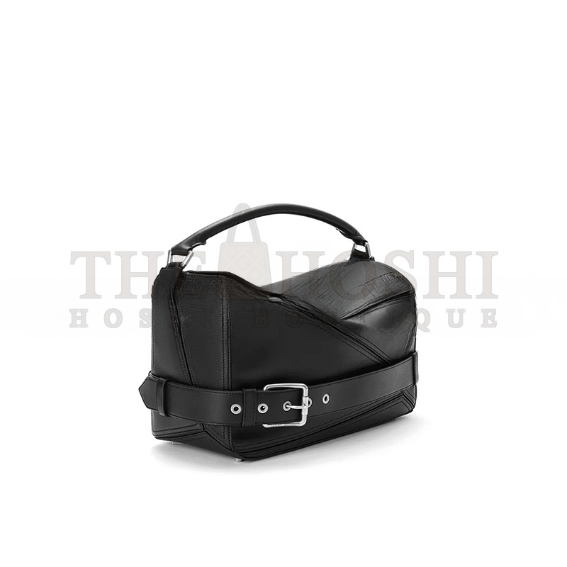 L0ew* LARGE PUZZLE BIKER BAG IN SHINY CALFSKIN B510BP1X01 (33*21.5*14.7cm) Master Quality