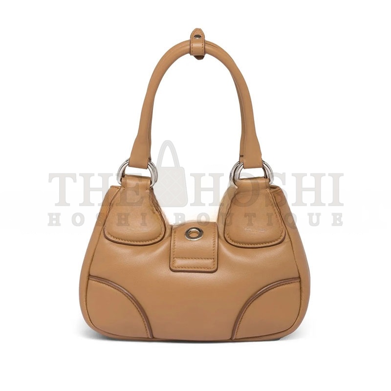 Pra*a MOON PADDED NAPPA-LEATHER MINI BAG 1BA381 (22.5*16*7.5cm) Master Quality