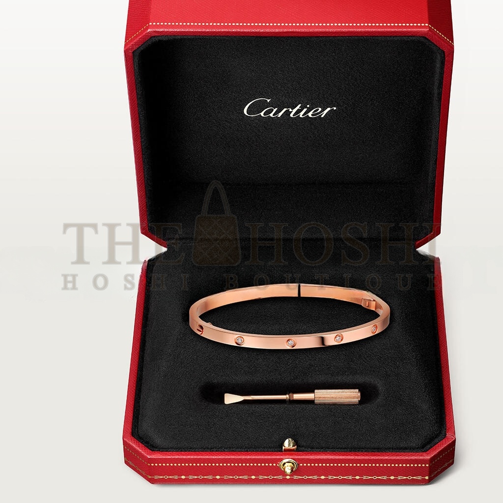 Ca*t1er LOVE BRACELET, SMALL MODEL, 10 D1am0ndS B6047917 Master Quality